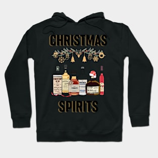 Christmas spirits - vodka, whiskey, rum, gin Hoodie